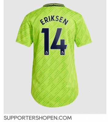 Manchester United Christian Eriksen #14 Tredje Matchtröja Dam 2022-23 Kortärmad